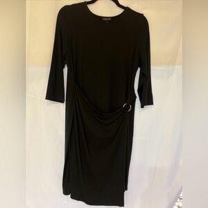 J Jill Wearever Collection Black Dress